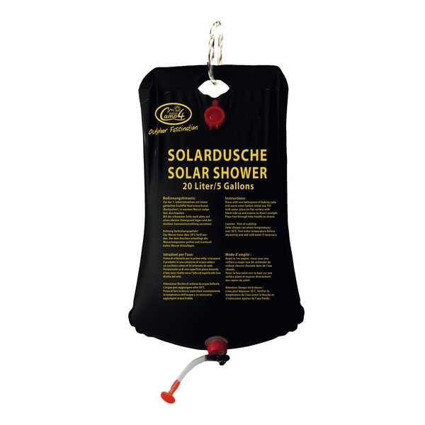 DOCCIA SOLARE 20 LT CON RUBINETTO CAMP4